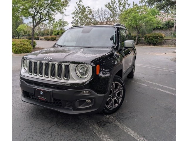 Black 2016 Jeep Renegade Limited SUV / Crossover Front-Wheel Drive 9-Speed Automatic