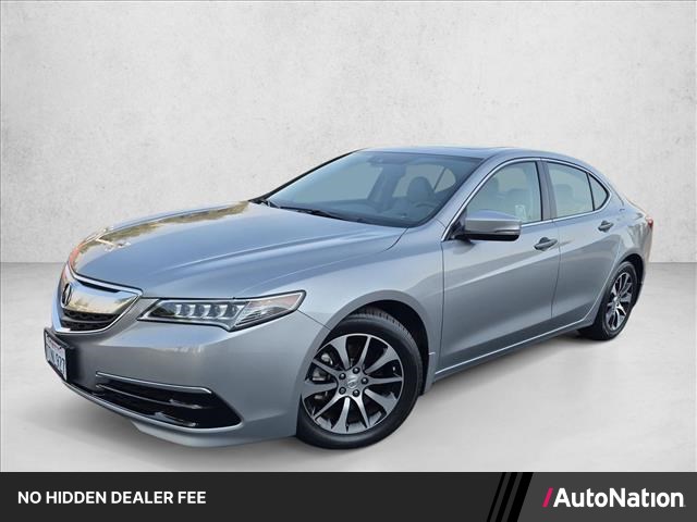 Silver/Gray 2017 Acura TLX Sedan Front-Wheel Drive 8-Speed Automatic