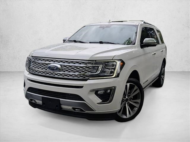 Star White Metallic Tri-Coat 2020 Ford Expedition Platinum 4WD SUV / Crossover Four-Wheel Drive 6-Speed Automatic