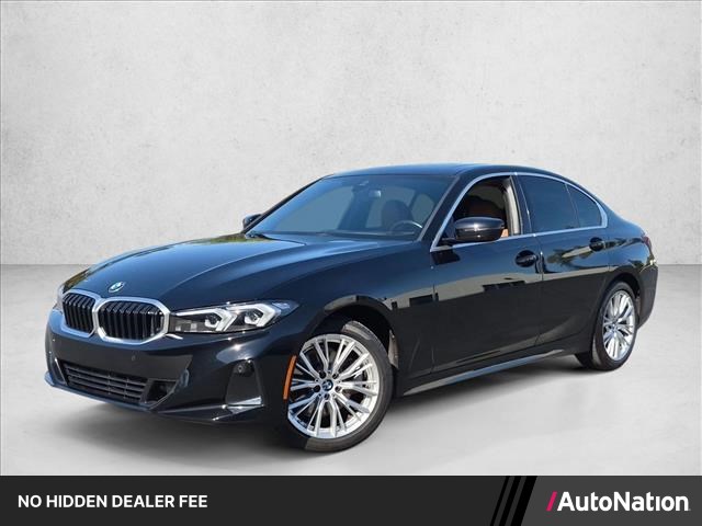 Jet Black 2024 BMW 3 Series Sedan Rear-Wheel Drive Automatic