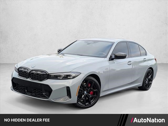 Gray (Brooklyn Grey Metallic) 2025 BMW 3 Series M340i xDrive Sedan All-Wheel Drive Automatic