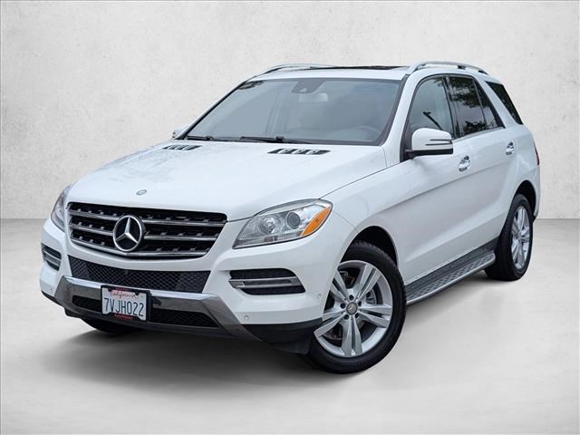 Diamond White Metallic 2014 Mercedes-Benz M-Class ML 350 4MATIC SUV / Crossover All-Wheel Drive Automatic