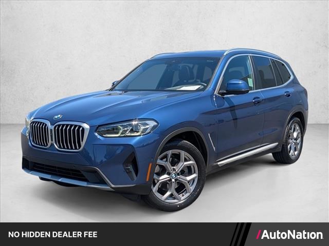 Phytonic Blue Metallic 2023 BMW X3 SUV / Crossover All-Wheel Drive Automatic