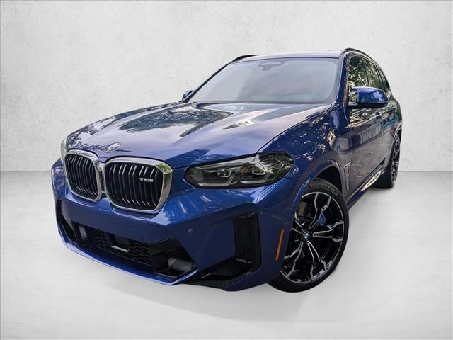 Marina Bay Blue Metallic 2022 BMW X3 M AWD SUV / Crossover All-Wheel Drive Automatic