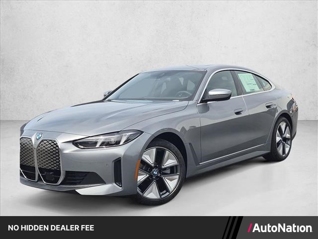 Gray (Skyscraper Grey Metallic) 2026 BMW i4 Sedan Rear-Wheel Drive Automatic