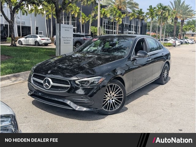 Black 2026 Mercedes-Benz C-Class Sedan Rear-Wheel Drive Automatic