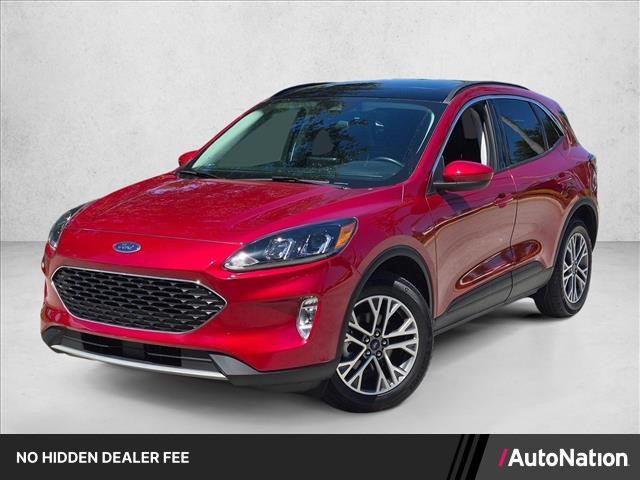 Rapid Red Metallic Tinted Clearcoat 2022 Ford Escape SUV / Crossover All-Wheel Drive 8-Speed Automatic