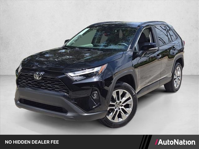 Midnight Black Metallic 2022 Toyota RAV4 SUV / Crossover Front-Wheel Drive Automatic