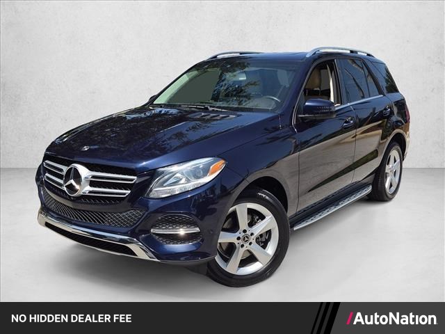 Lunar Blue Metallic 2017 Mercedes-Benz GLE SUV / Crossover Rear-Wheel Drive Automatic