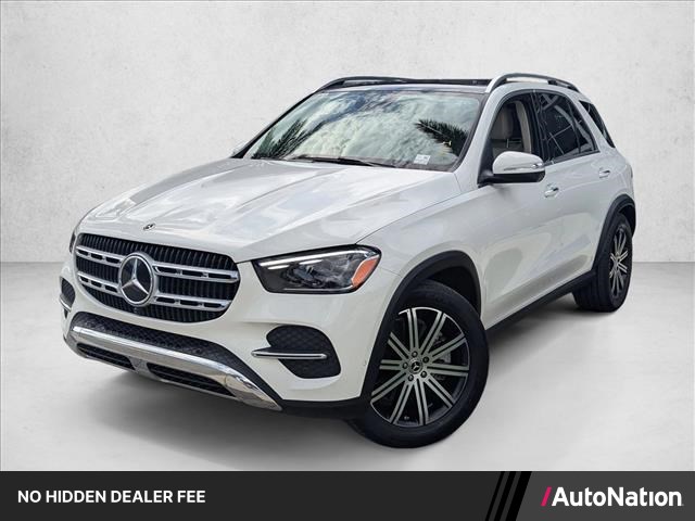 Polar White 2024 Mercedes-Benz GLE 450 4MATIC SUV / Crossover All-Wheel Drive Automatic