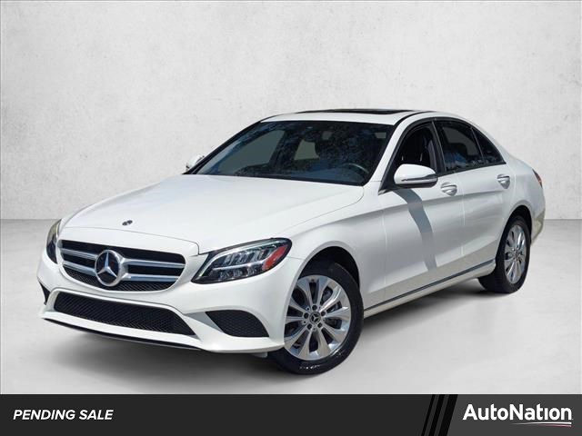Polar White 2019 Mercedes-Benz C-Class C 300 4MATIC Sedan All-Wheel Drive Automatic