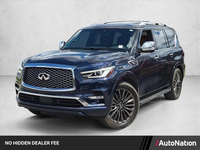 Hermosa Blue 2023 INFINITI QX80 SUV / Crossover All-Wheel Drive Automatic
