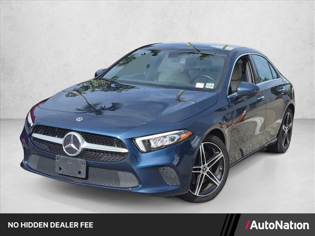 Denim Blue Metallic 2022 Mercedes-Benz A-Class Sedan All-Wheel Drive Automatic