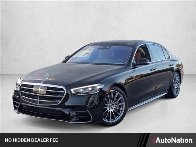 Obsidian Black Metallic 2026 Mercedes-Benz S-Class Sedan All-Wheel Drive Automatic