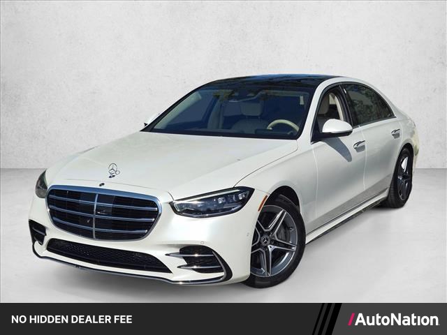 Manufaktur Diamond White 2022 Mercedes-Benz S-Class Sedan All-Wheel Drive Automatic