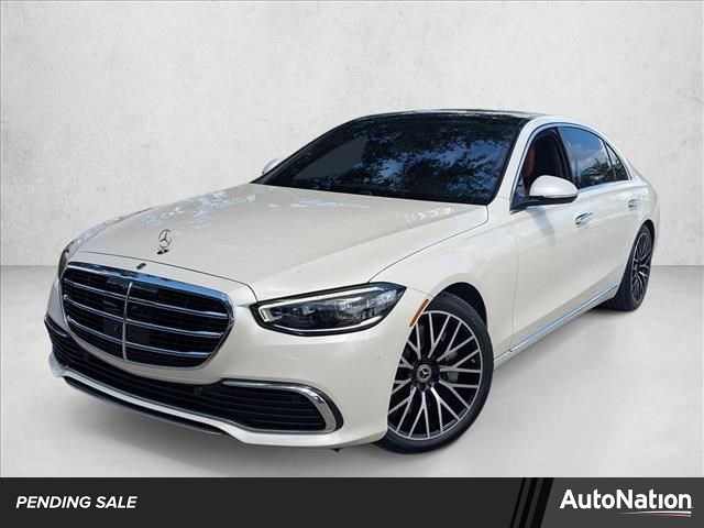 Designo Diamond White 2021 Mercedes-Benz S-Class S 580 Sedan 4MATIC Sedan All-Wheel Drive Automatic
