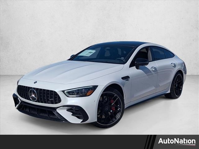 Manufaktur Moonlight White Metallic 2026 Mercedes-Benz AMG GT 43 4MATIC Coupe All-Wheel Drive Automatic