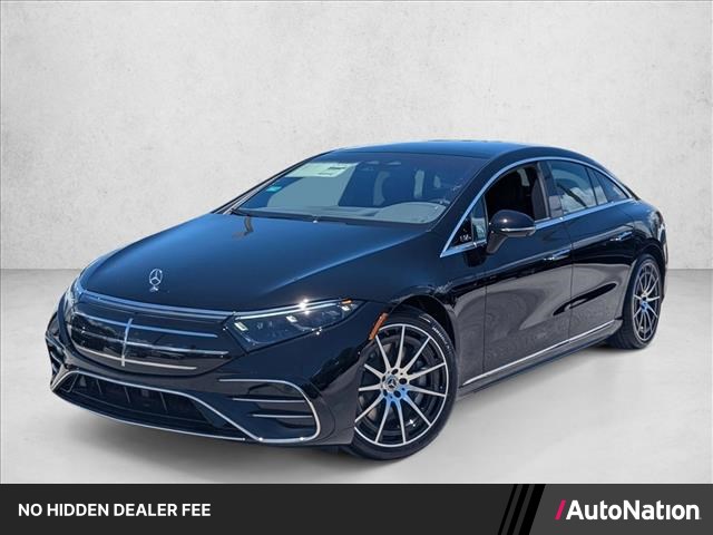 Black 2026 Mercedes-Benz EQS 450 4MATIC Sedan All-Wheel Drive Automatic