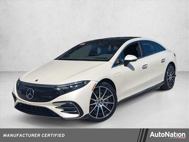 Manufaktur Diamond White 2023 Mercedes-Benz EQS 580 4MATIC AWD Sedan All-Wheel Drive Automatic