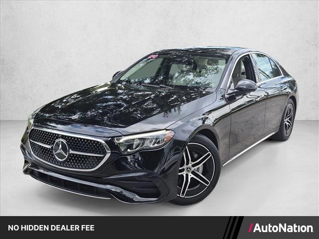 Black 2025 Mercedes-Benz E-Class Sedan Rear-Wheel Drive Automatic