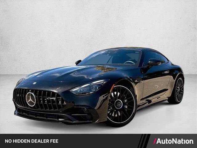 Obsidian Black Metallic 2025 Mercedes-Benz AMG GT Coupe Rear-Wheel Drive Automatic