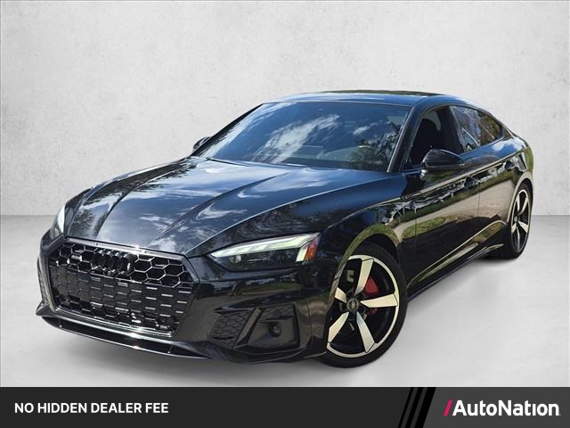 Mythos Black Metallic 2024 Audi A5 Sportback Sedan All-Wheel Drive Automatic