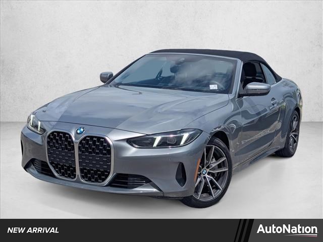 Gray (Skyscraper Grey Metallic) 2025 BMW 4 Series 430i Convertible RWD Convertible Rear-Wheel Drive 8-Speed Automatic