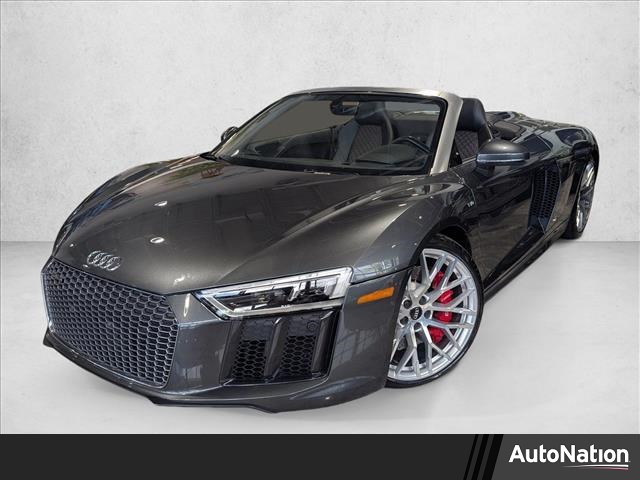 Daytona Gray Pearl 2017 Audi R8 quattro V10 Spyder AWD Convertible All-Wheel Drive 7-Speed Automatic