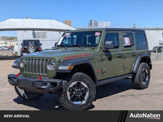 Black 2020 Jeep Wrangler Unlimited Rubicon 4WD SUV / Crossover Four-Wheel Drive 6-Speed Manual