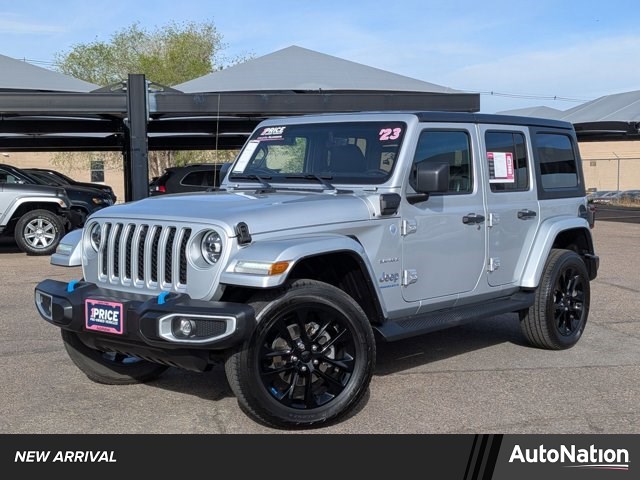 Silver Zynith Clearcoat 2023 Jeep Wrangler 4xe Sahara 4WD SUV / Crossover Four-Wheel Drive 8-Speed Automatic