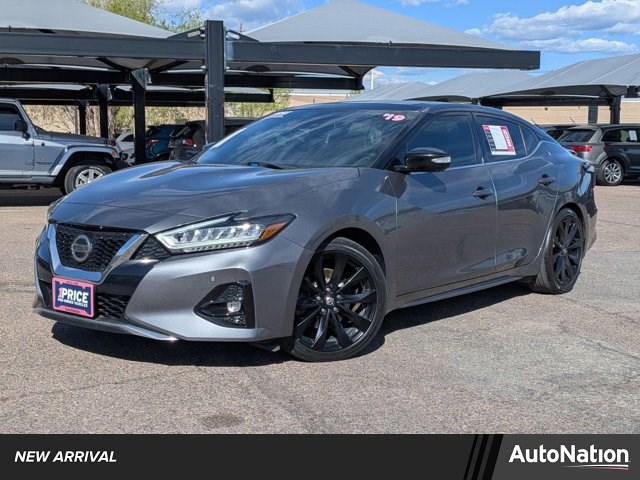 Gray (Gun Metallic) 2019 Nissan Maxima SR FWD Sedan Front-Wheel Drive Automatic