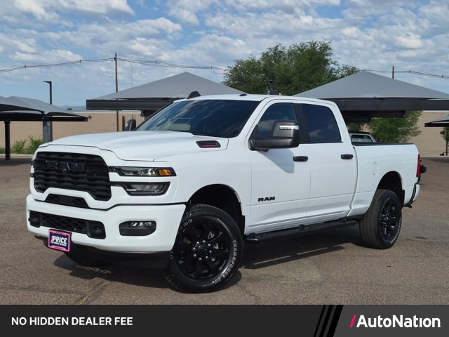 Bright White Clearcoat 2025 RAM 2500 Pickup Truck Four-Wheel Drive 8-Speed Automatic