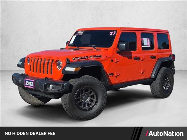 Punkn Metallic Clearcoat 2023 Jeep Wrangler High Tide 4-Door 4WD SUV / Crossover Four-Wheel Drive 8-Speed Automatic
