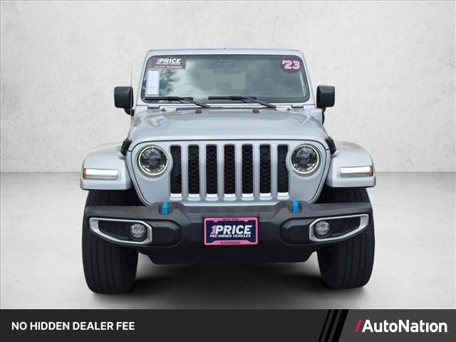 Silver Zynith Clearcoat 2023 Jeep Wrangler 4xe SUV / Crossover Four-Wheel Drive 8-Speed Automatic