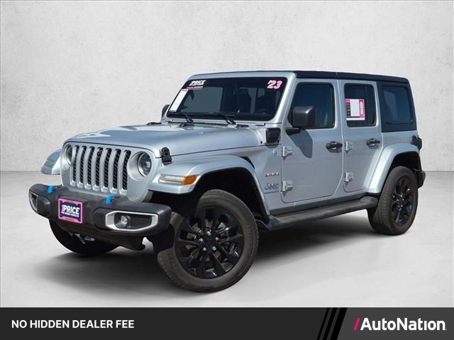 Silver Zynith Clearcoat 2023 Jeep Wrangler 4xe Sahara 4WD SUV / Crossover Four-Wheel Drive 8-Speed Automatic