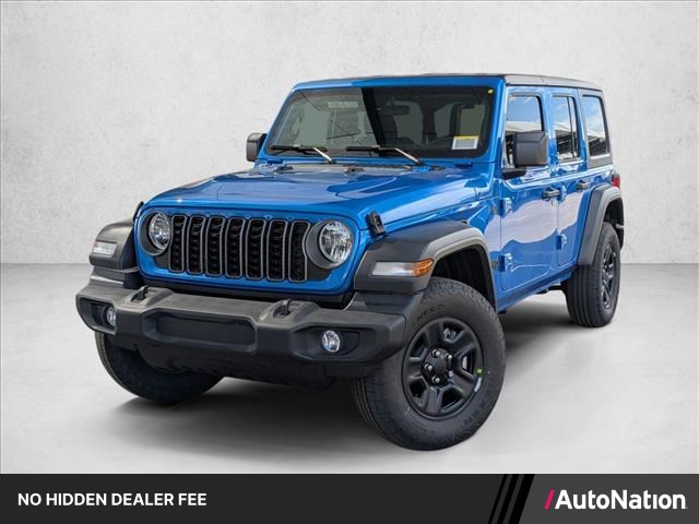 Hydro Blue Pearlcoat 2026 Jeep Wrangler SUV / Crossover Four-Wheel Drive 8-Speed Automatic