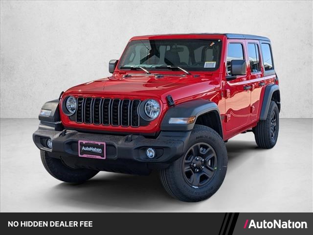 Firecracker Red Clearcoat 2026 Jeep Wrangler SUV / Crossover Four-Wheel Drive 8-Speed Automatic