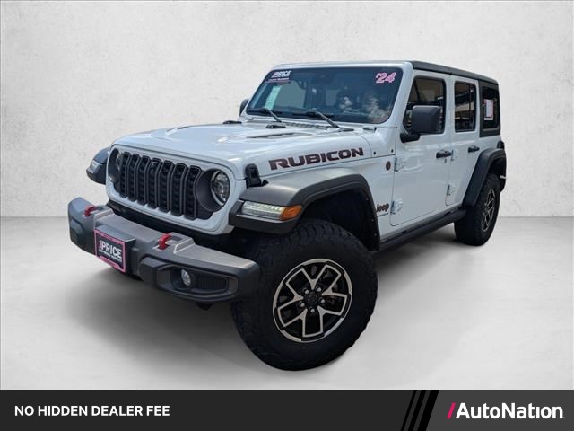 Bright White Clearcoat 2024 Jeep Wrangler SUV / Crossover Four-Wheel Drive 8-Speed Automatic