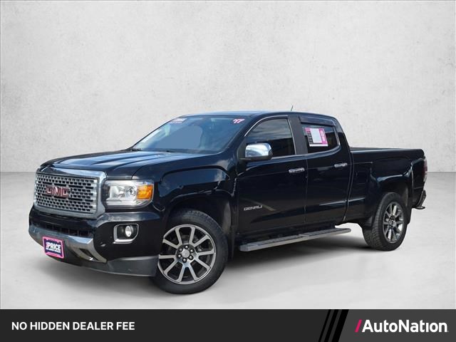 Onyx Black 2017 GMC Canyon Pickup Truck Four-Wheel Drive 8-Speed Automatic
