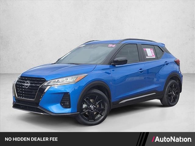 Electric Blue Metallic 2024 Nissan Kicks SUV / Crossover Front-Wheel Drive Automatic