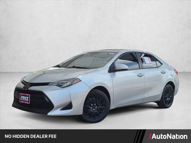 Classic Silver Metallic 2019 Toyota Corolla Sedan Front-Wheel Drive Automatic