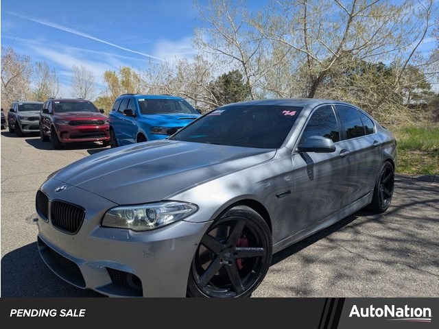 Azurite Black Metallic 2014 BMW 5 Series 550i Sedan RWD Sedan Rear-Wheel Drive Automatic