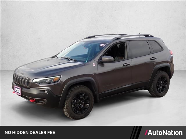 Gray (Granite Crystal Metallic Clearcoat) 2021 Jeep Cherokee SUV / Crossover Four-Wheel Drive 9-Speed Automatic