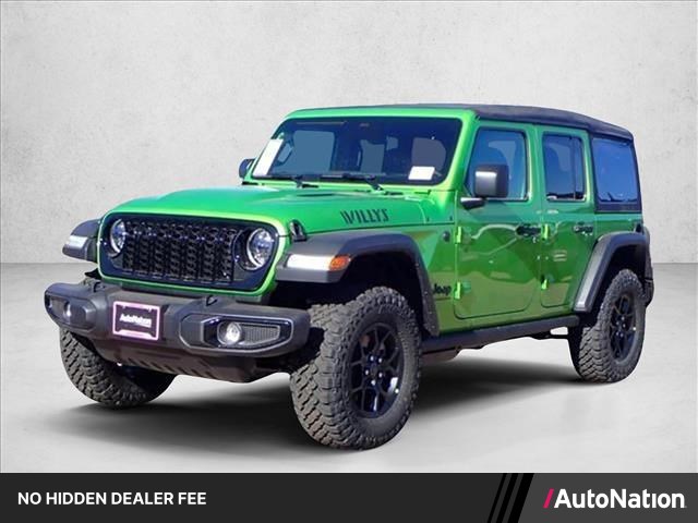 Mojito Clearcoat 2026 Jeep Wrangler Willys 4-Door 4WD SUV / Crossover Four-Wheel Drive 8-Speed Automatic