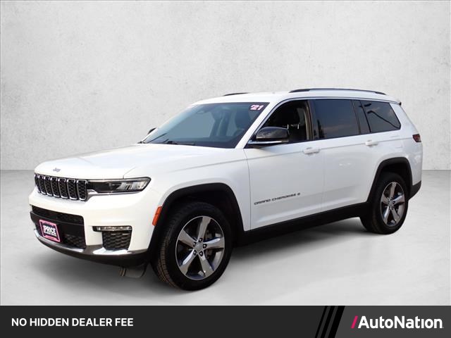 Bright White Clearcoat 2021 Jeep Grand Cherokee L SUV / Crossover Four-Wheel Drive 8-Speed Automatic