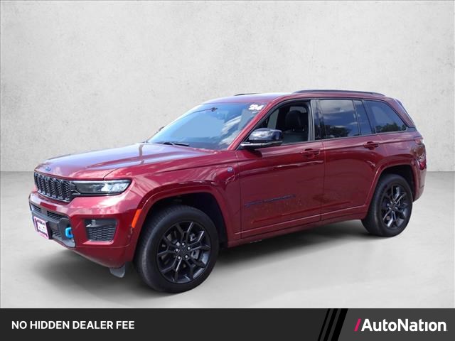 Velvet Red Pearlcoat 2024 Jeep Grand Cherokee 4xe SUV / Crossover Four-Wheel Drive 8-Speed Automatic
