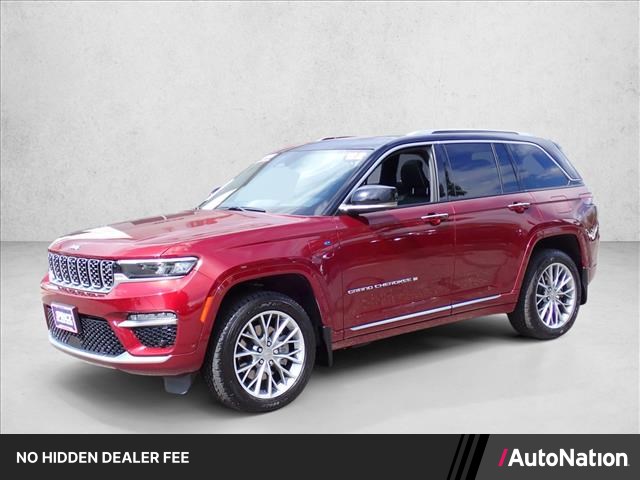Velvet Red Pearlcoat 2022 Jeep Grand Cherokee 4xe SUV / Crossover Four-Wheel Drive 8-Speed Automatic