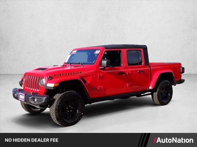 Firecracker Red Clearcoat 2022 Jeep Gladiator Pickup Truck Four-Wheel Drive 8-Speed Automatic