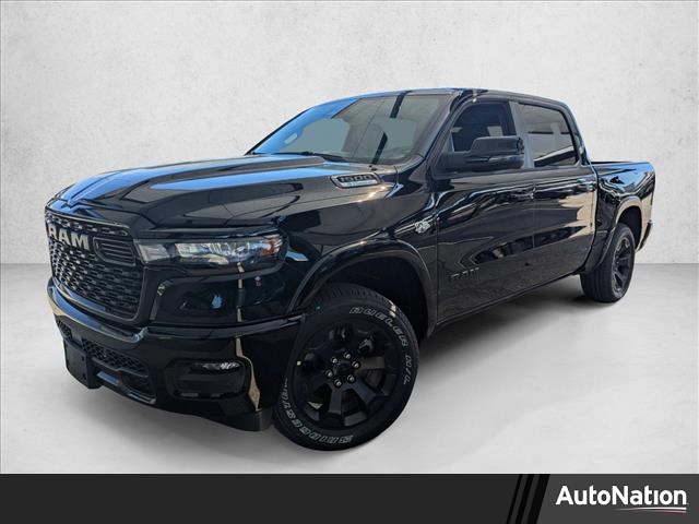 Diamond Black Crystal Pearlcoat 2026 RAM 1500 Big Horn Crew Cab 4WD Pickup Truck Four-Wheel Drive 8-Speed Automatic
