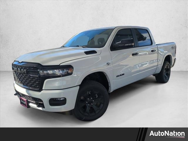 Bright White Clearcoat 2026 RAM 1500 Big Horn Crew Cab 4WD Pickup Truck Four-Wheel Drive 8-Speed Automatic